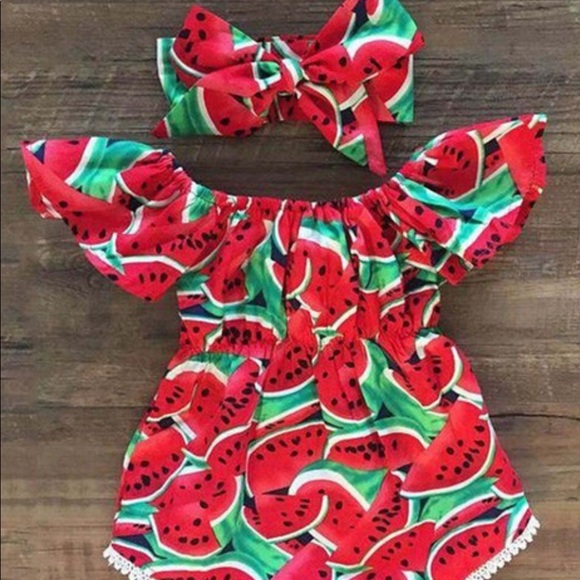Brandy Melville Other - Watermelon 🍉Summer Baby Outfit for girls